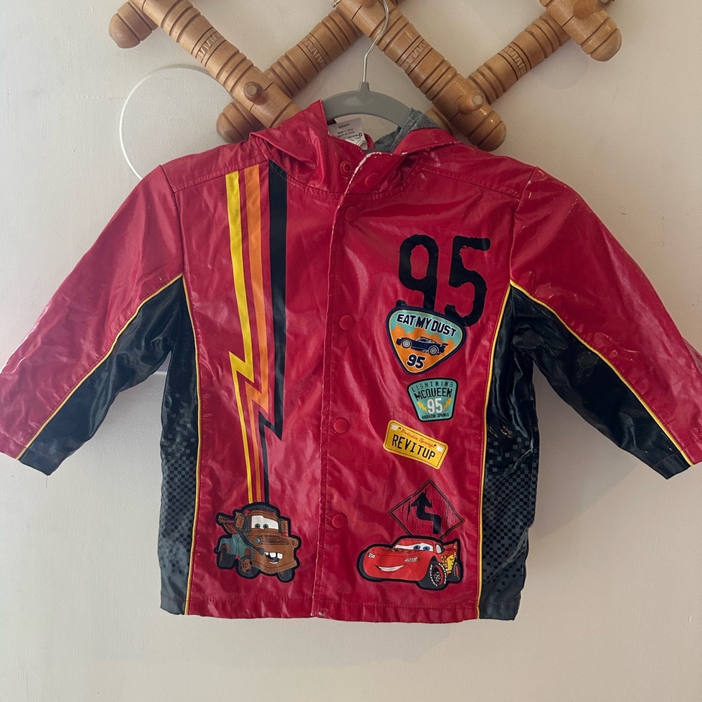 Disney Cars Lightning McQueen Rain Coat